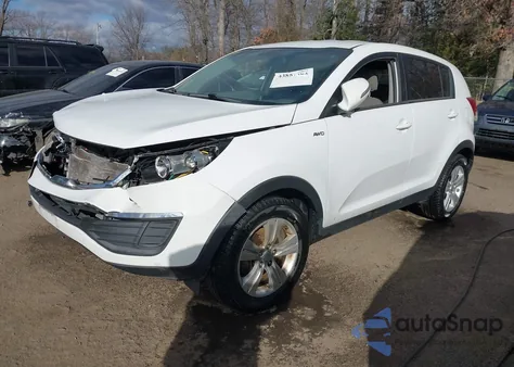 2012 Kia Sportage Lx from USA, damaged, VIN KNDPBCA2XC7321159